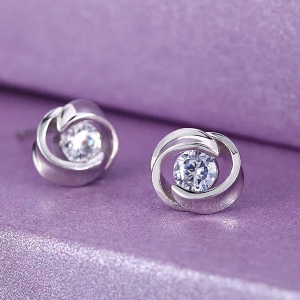Elegant rose pedal earrings